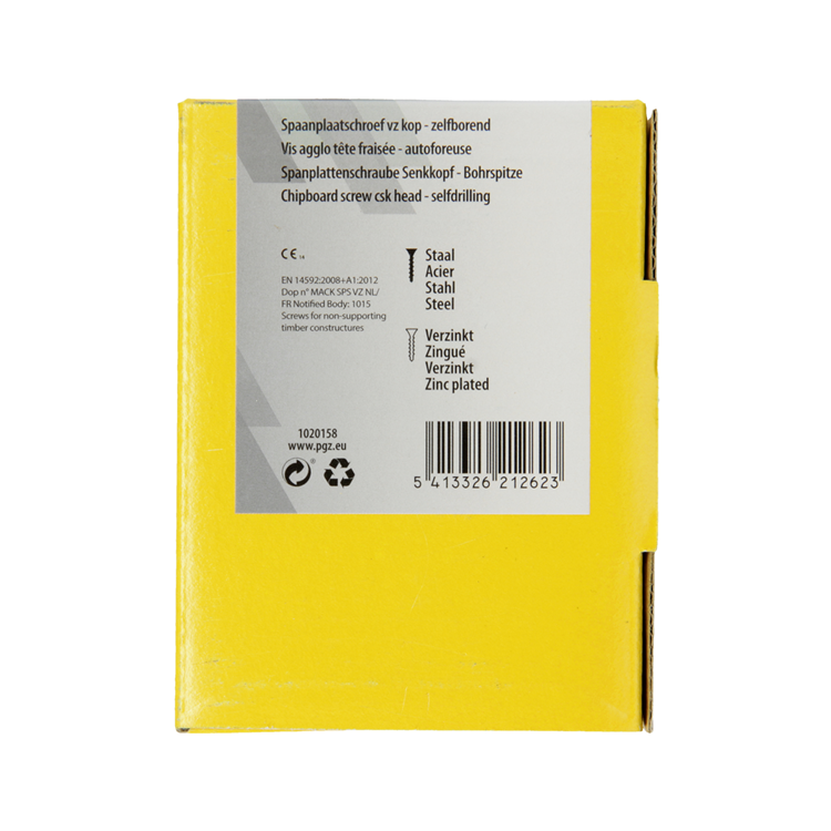 Load image into Gallery viewer, Mack 1020158 - spaanplaatschroef vz kp-zelfb.gvz 50 st 6,0 x 80 mm | 5 stuks
