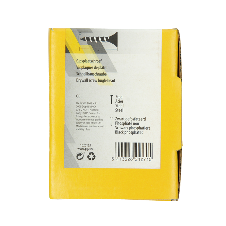 Load image into Gallery viewer, Mack 1020163 - gipsplaatschroef zwart gefosfat. 200 st 3,5 x 35 mm | 5 stuks
