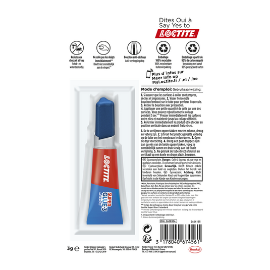 Loctite 1069859 - pure gel 3g | 12 stuks