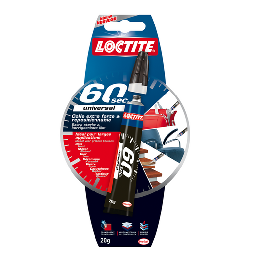 Loctite 1047037 - universal glue 60sec | 12 stuks