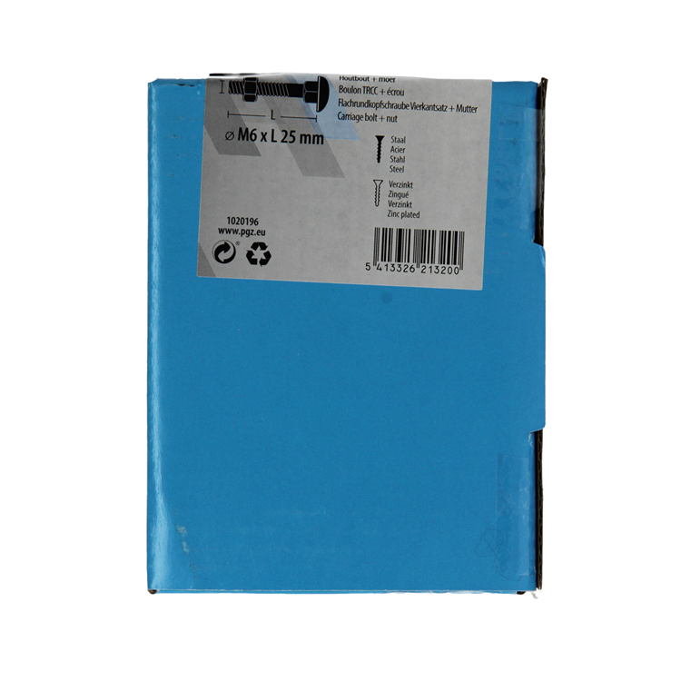 Load image into Gallery viewer, Mack 1020196 - houtbout + moer verzinkt 32 stm6 x 25 mm | 5 stuks

