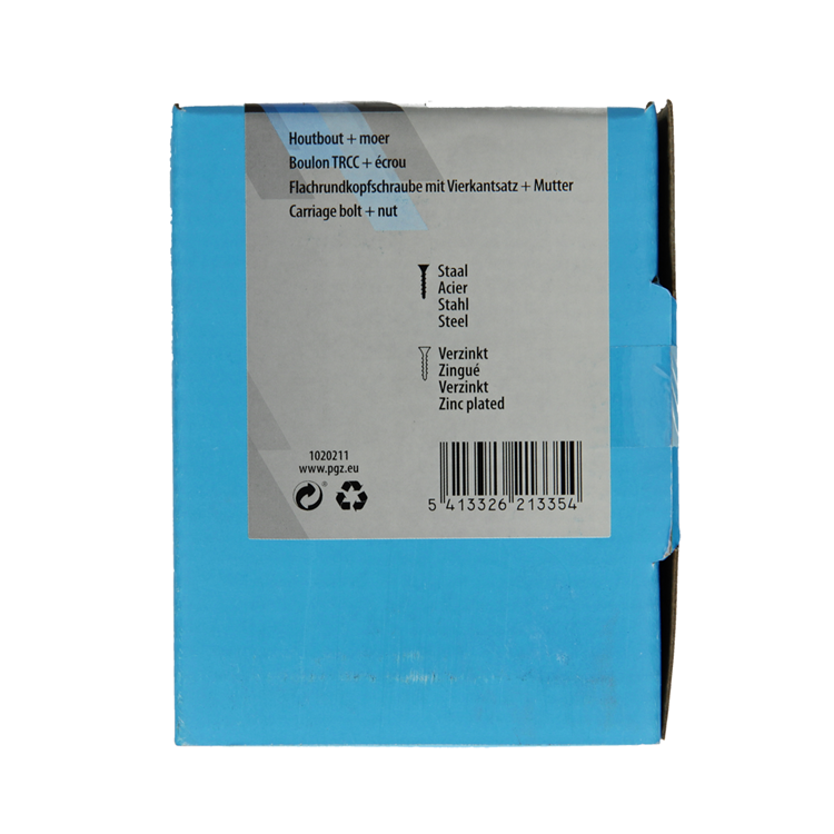 Load image into Gallery viewer, Mack 1020211 - houtbout + moer verzinkt 12 stm10 x 100 mm | 5 stuks
