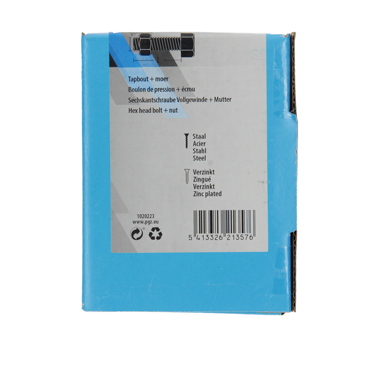 Afbeelding laden in galerijviewer, Mack 1020223 - tapbout + moer verzinkt 12 st m8 x 80 mm | 5 stuks
