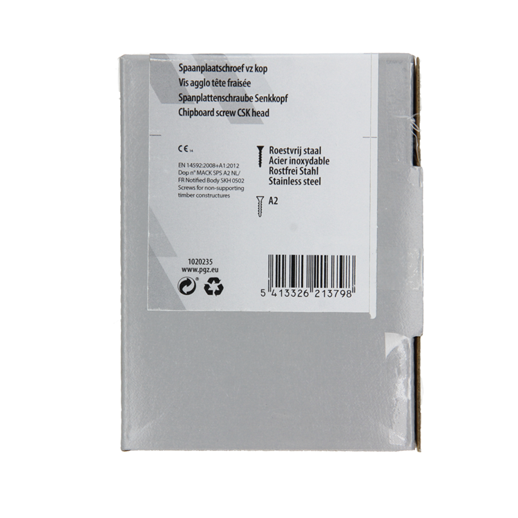 Load image into Gallery viewer, Mack 1020235 - spaanplaatschroef vz kop inox a2 200 st 4,0 x 40 mm | 2 stuks
