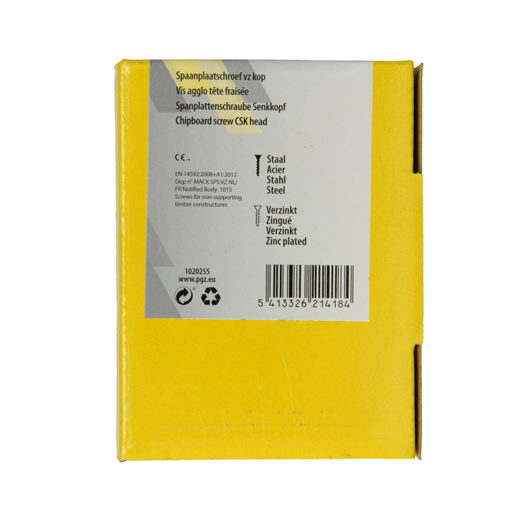 Load image into Gallery viewer, Mack 1020255 - spaanplaatschroef vz kop gvz 500 st 3,5 x 30 mm | 5 stuks
