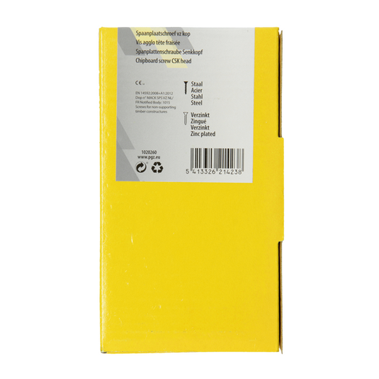 Mack 1020260 - spaanplaatschroef vz kop gvz 500 st 4,0 x 30 mm | 3 stuks