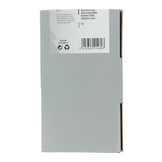 Mack 1020280 - spaanplaatschroef vz kop inox a2 250 st 5,0 x 50 mm | 2 stuks