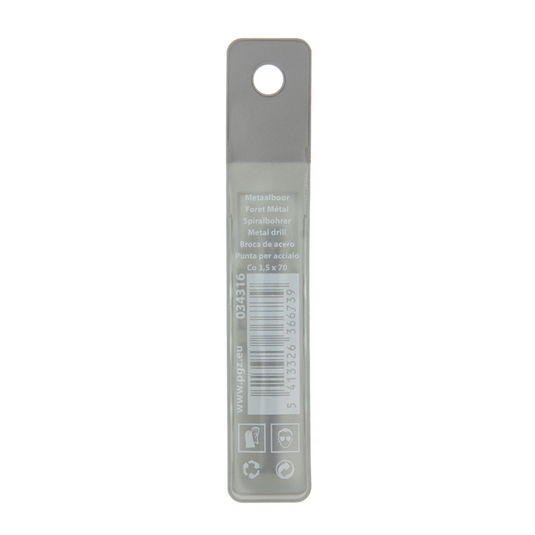 Mack 1018423 - metaalboor hss co5% din 338 ø 3,5 x 70 mm 2st | 5 stuks