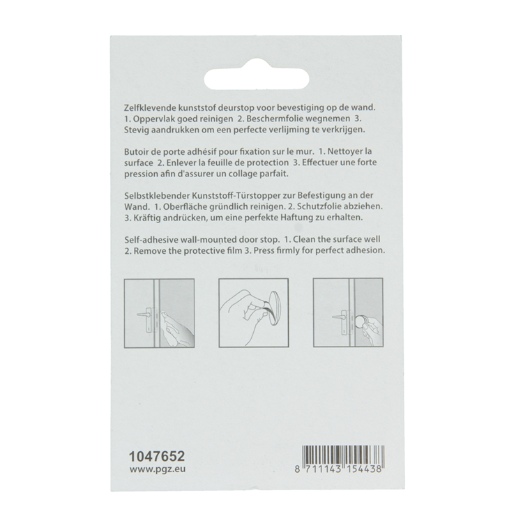 Load image into Gallery viewer, Mack 1047652 - deurstop zelfklevend bruin ø 60 mm 2 st pcs | 6 stuks
