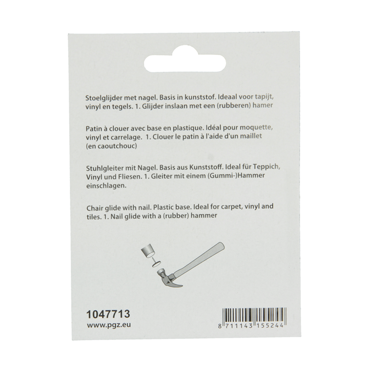 Load image into Gallery viewer, Mack 1047713 - stoelglijder met nagel vilt bruin ø 22 mm 8 st pcs | 6 stuks
