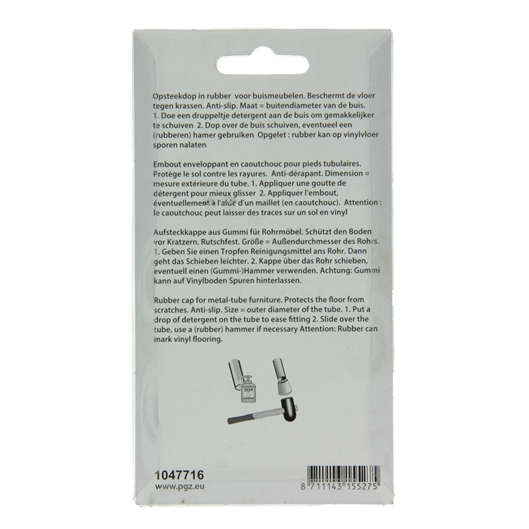 Load image into Gallery viewer, Mack 1047716 - opsteekdop rubber zwart ø 25 mm 4 st pcs | 6 stuks
