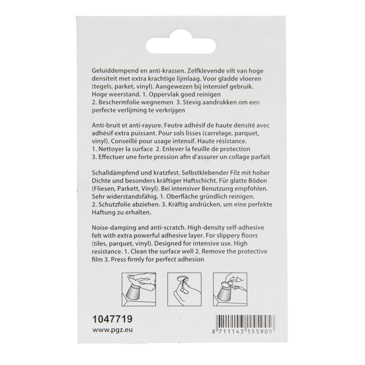 Load image into Gallery viewer, Mack 1047719 - super-vilt zelfklevend beige ø 10 mm 56 st pcs | 12 stuks
