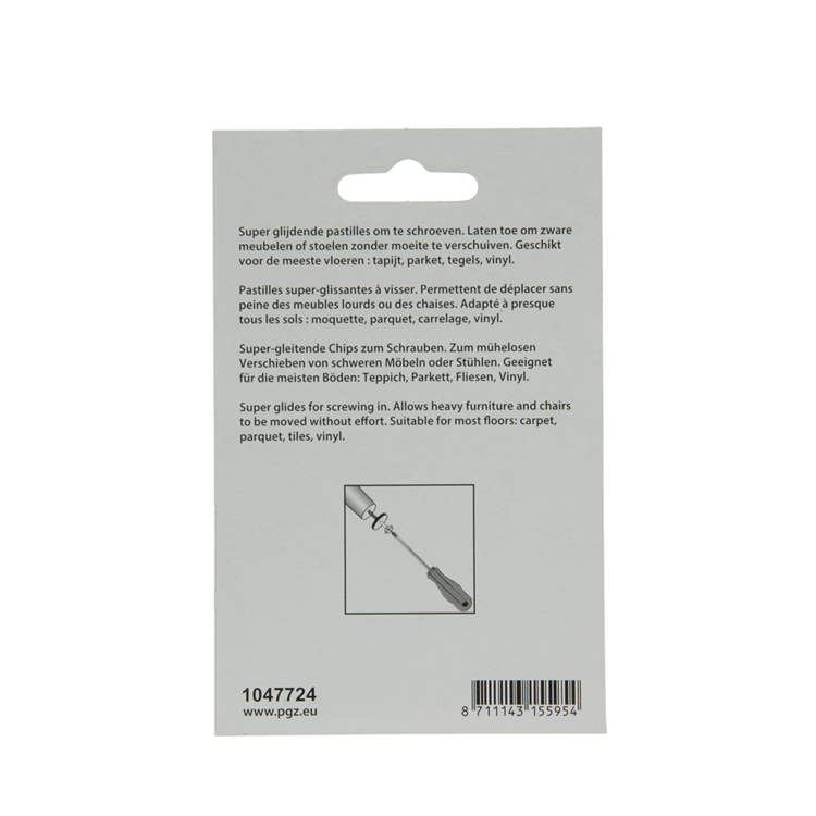 Load image into Gallery viewer, Mack 1047724 - glij-stoeldop met schroef grijs ø 38 mm 4 st pcs | 6 stuks
