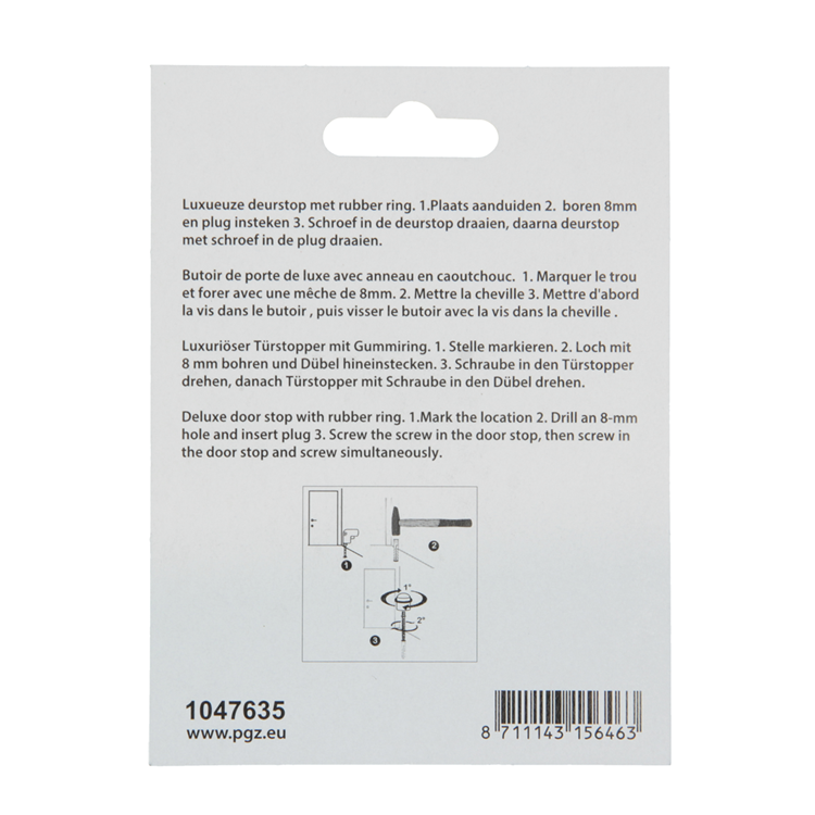 Load image into Gallery viewer, Mack 1047635 - deurstop cilindermodel inox look ø 30h25 mm 1 st pc | 6 stuks
