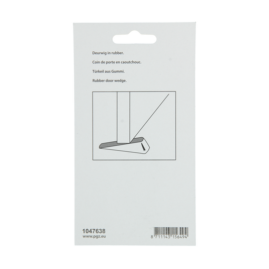 Mack 1047638 - deurwig rubber wit 100 x 25 mm 1 st pc | 6 stuks