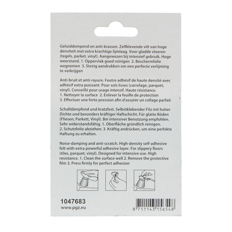 Load image into Gallery viewer, Mack 1047683 - super-vilt zelfklevend beige ø 28 mm 8 st pcs | 12 stuks
