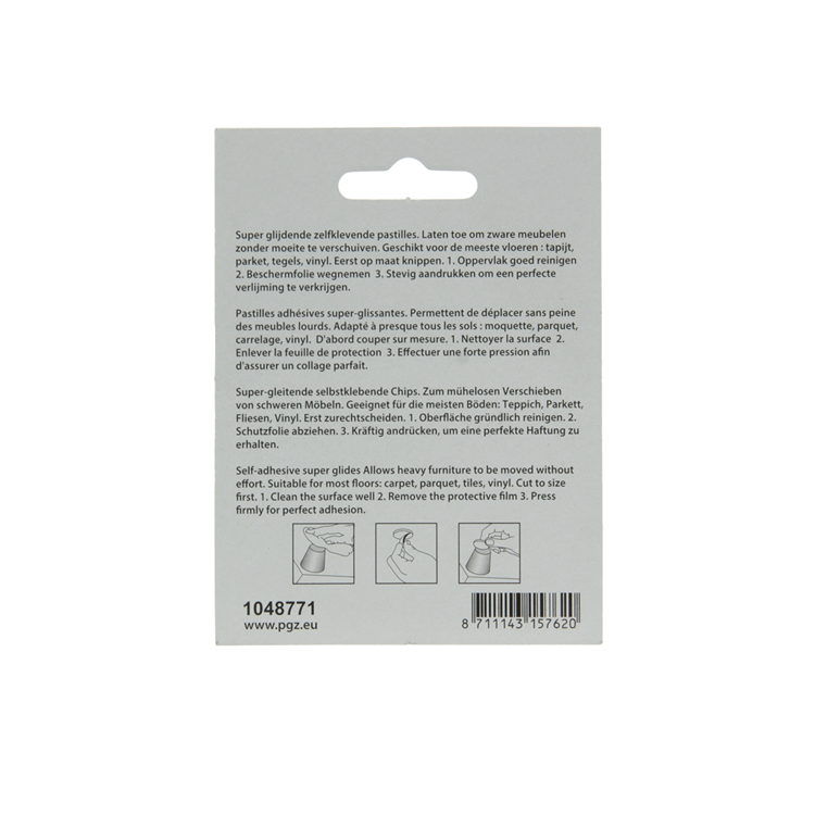 Load image into Gallery viewer, Mack 1048771 - super glijpastille zelfklevendgrijs 30 x 30 mm 4 st pcs | 12 stuks

