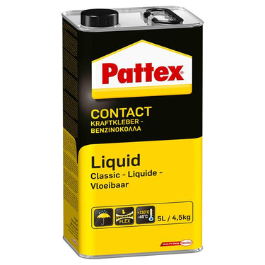 Pattex pro contactlijm vloeibaar 4.5 kg – extra sterk – voor hout, metaal en kunststof meer– professioneel gebruik