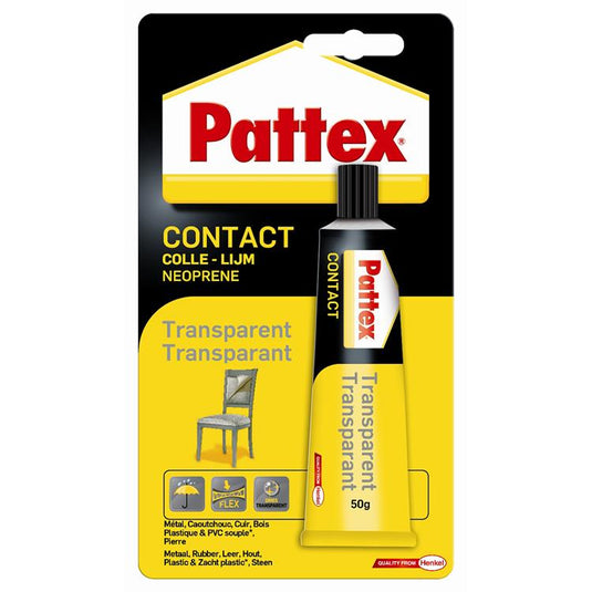 Pattex patex contactlijm 50gr transparant