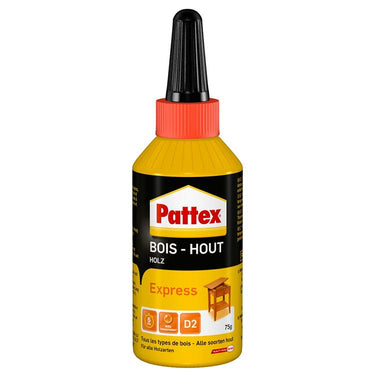 Pattex 1001835 - express houtlijm 75gr | 6 stuks