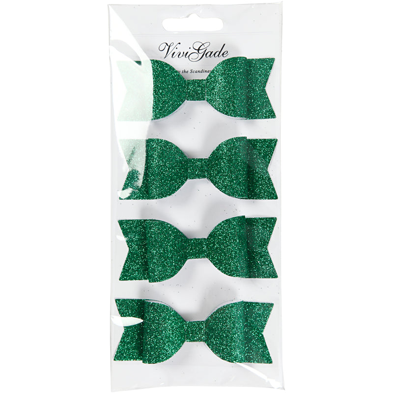 Afbeelding laden in galerijviewer, Https: www.cchobby.nl strikken-afm-31x85-mm-groen-glitter-4-stuk-1-doos
