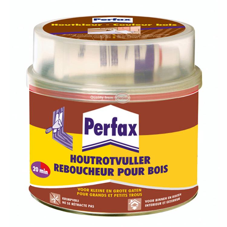 Afbeelding laden in galerijviewer, Perfax houtrotvuller 1000g can | hout restoratie vulmiddel | houtrotvuller voor binnenhuis projecten | rotvuller restoratie.

