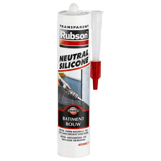 Rubson 1002405 - bouwkit transparant 280ml | 6 stuks