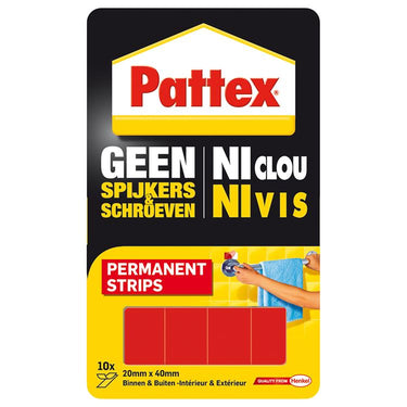 Pattex 1002601 - supermont.strip perman | 6 stuks