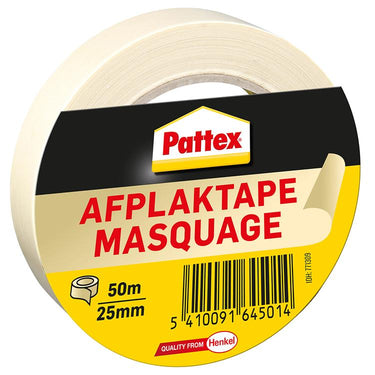 Pattex 1002690 - afplaktape 50mx25mm | 12 stuks