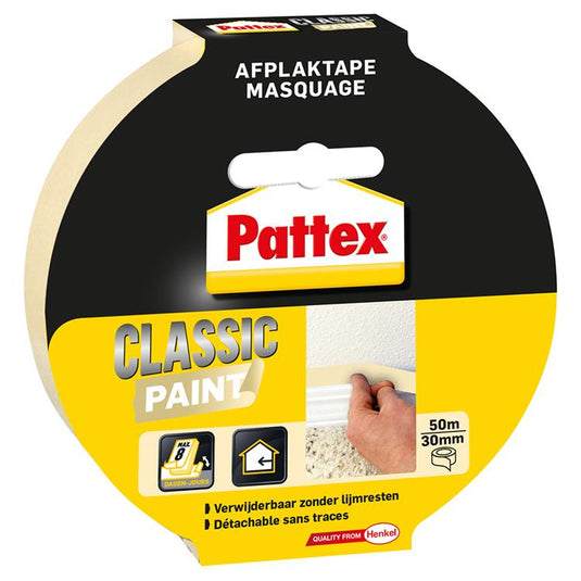 Pattex 1002689 - classic paint 50mx30mm | 4 stuks