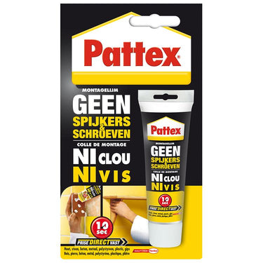 Pattex 1003851 - geen spijkers geen schroeven 50gr | 6 stuks