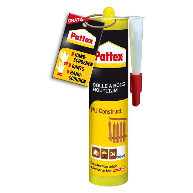 Load image into Gallery viewer, Pattex pu construct 310 ml bouwkit | sterke en duurzame constructielijm | ideaal voor constructietoepassingen | betrouwbaar en gemakkelijk te gebruiken.
