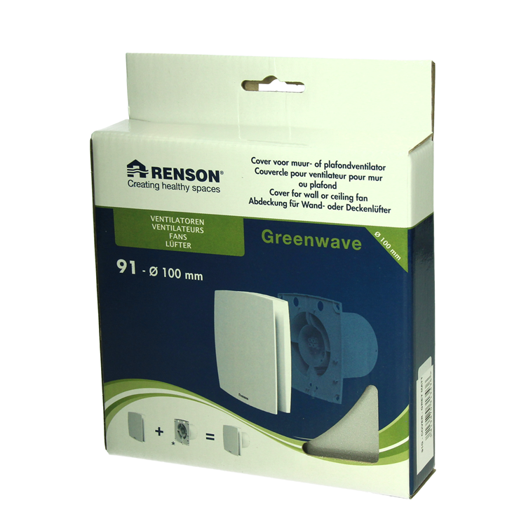 Load image into Gallery viewer, Renson 1069258 - mechanische ventilator cover (9x11-dia 100) 91g (grijs) | 2 stuks
