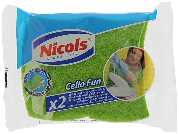 Load image into Gallery viewer, Nicols 1005325 - spons cello fun x2 | 14 stuks
