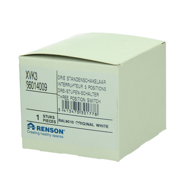 Renson 1062435 - xvk 3 standenschakelaar wit | 2 stuks
