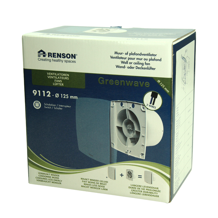Load image into Gallery viewer, Renson 1069253 - mech. ventilator standaard 9112 (dia 125) | 2 stuks
