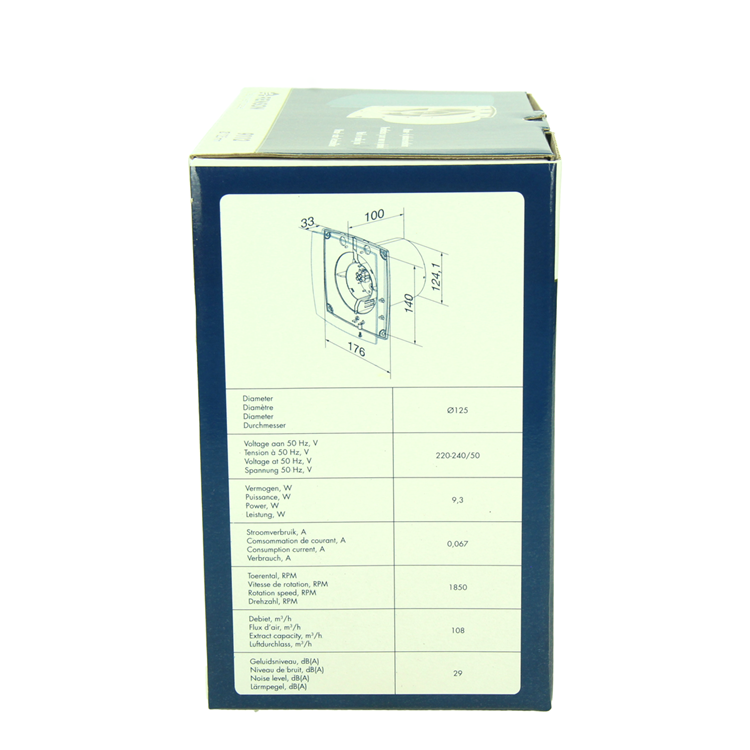 Load image into Gallery viewer, Renson 1069253 - mech. ventilator standaard 9112 (dia 125) | 2 stuks
