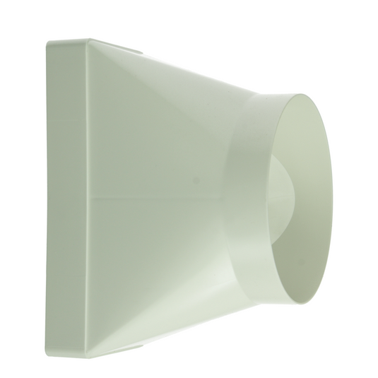 Renson 1069274 - pvc verbindingsst.rond rechth.7021 (220x90-dia 150) (wit) | 3 stuks