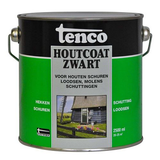 Tenco 1034389 - houtcoat zwart 2,5l | 1 stuks