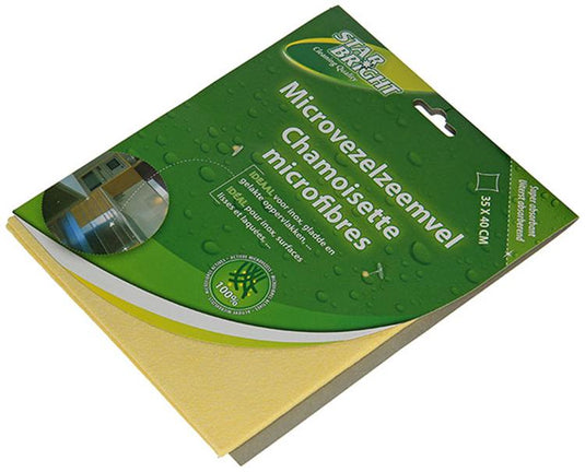Starbright 1009182 - sb microvezelzeemvel 35x40cm | 6 stuks
