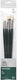 Winsor newton 5990611 winton oliepenselen set – 5 lange penselen voor olieverf (rond, flat filbert varkenshaar- rond 2, rond 6, short flat bright 2, plat 6 en filbert 4)