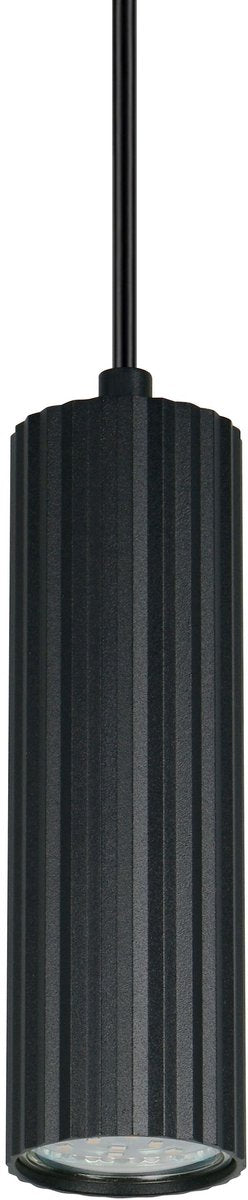 Trio soka - hanglamp - zwart mat - excl. 1x gu10 5 w - in hoogte verstelbaar
