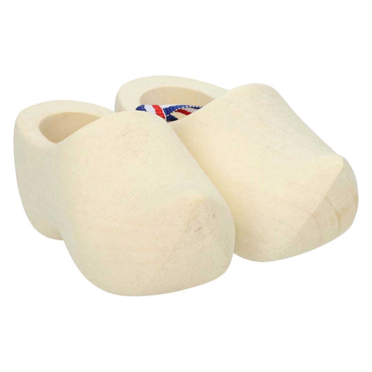 Playwood houten klompjes 10 cm, 2st.