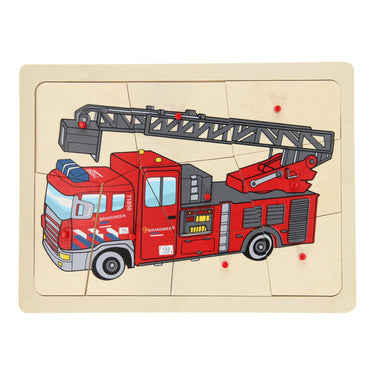 Playwood roel noppen puzzel brandweer