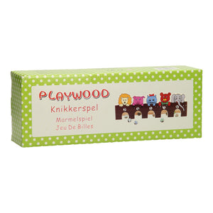 Playwood knikkerspel wilde dieren 100 % fsc