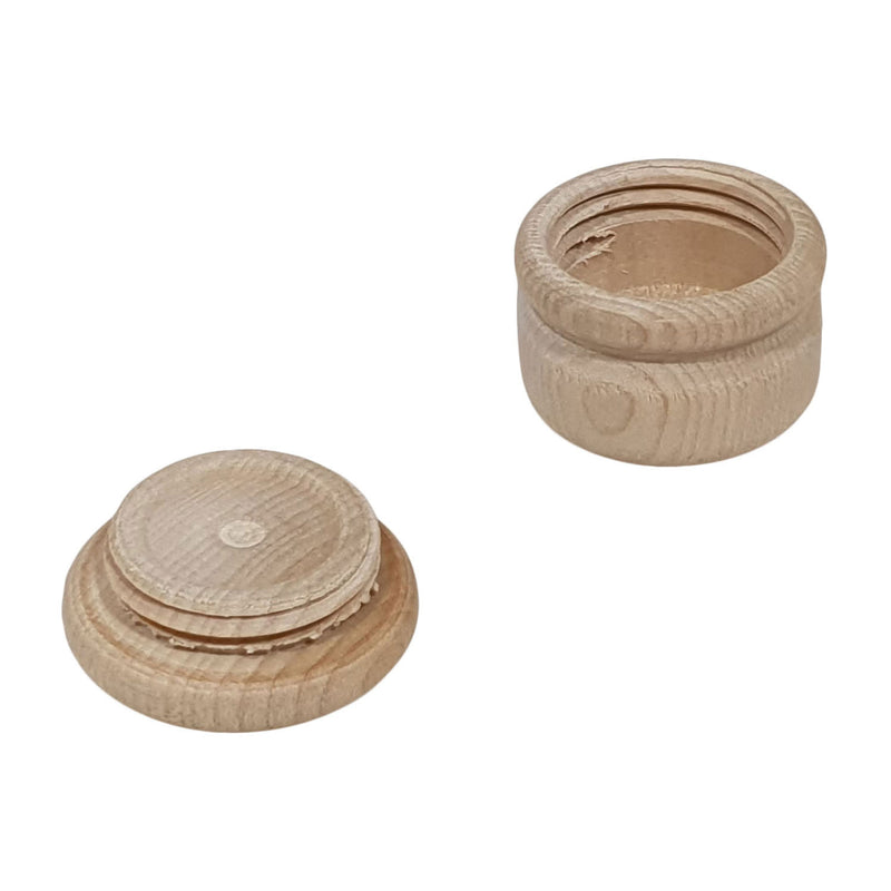 Load image into Gallery viewer, Playwood tandendoosje beukenhout, ø 4,2cm
