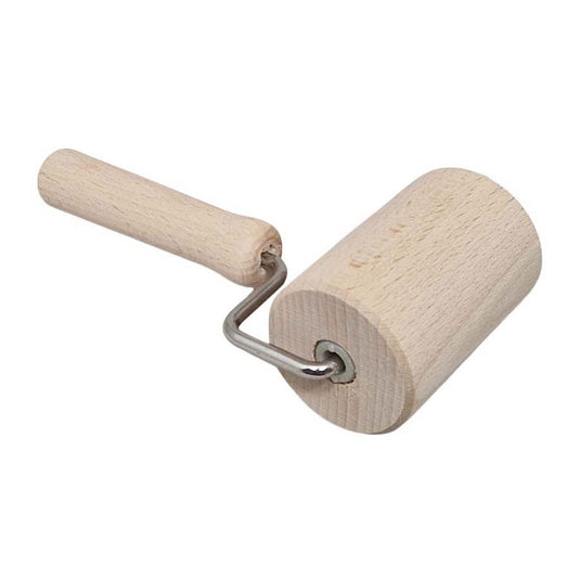 Playwood houten deegroller met handvat