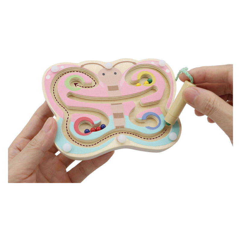 Load image into Gallery viewer, Playwood houten magneet labyrint educatief speelgoed motoriek.
