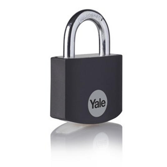 Yale 1065060 - hangslot 32mm alu zwart std | 3 stuks