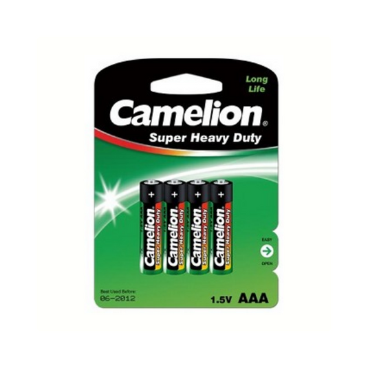 Jonotoys camelion aaa batterijen zink-carbon per 4 stuks